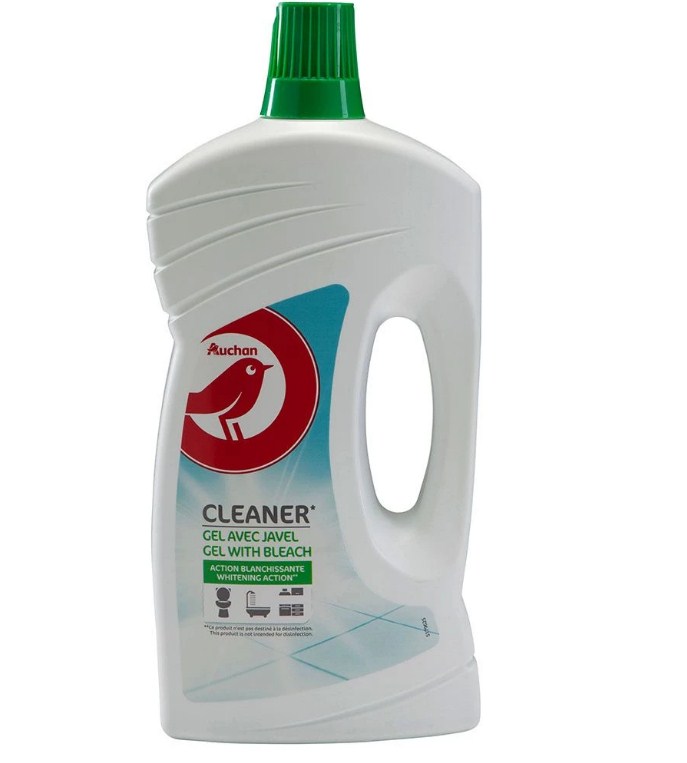 Гель очищуючий AUCHAN з хлором Cleaner, 1 л